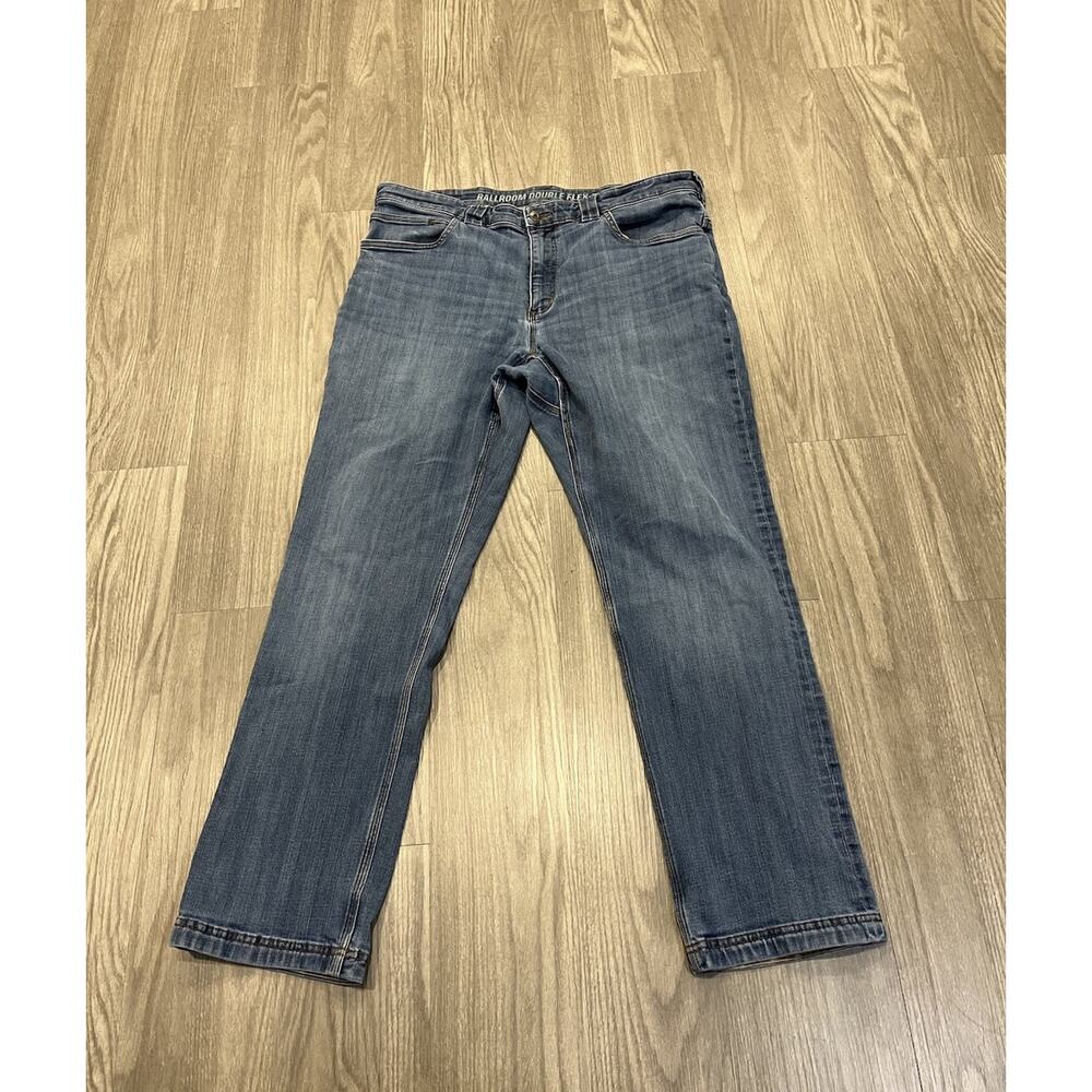 Duluth Ballroom Double Flex Jeans Mens 38x31 Standard Fit Blue Stretch